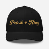 Priest + King High Stakes Embroidered Trucker