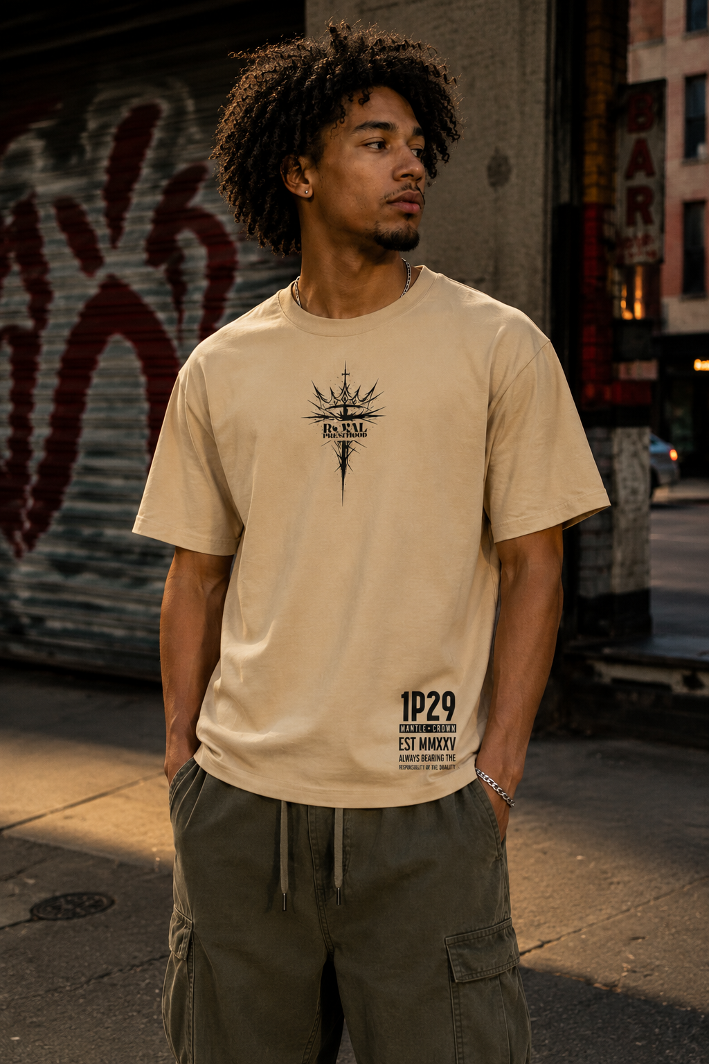 Royal Priesthood: The Proclamation Tee - Tan