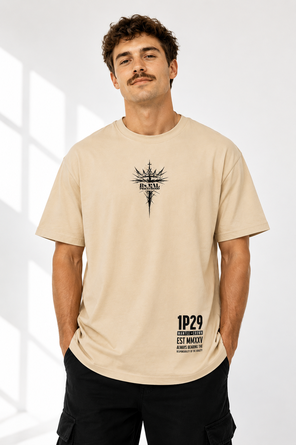 Royal Priesthood: The Proclamation Tee - Tan