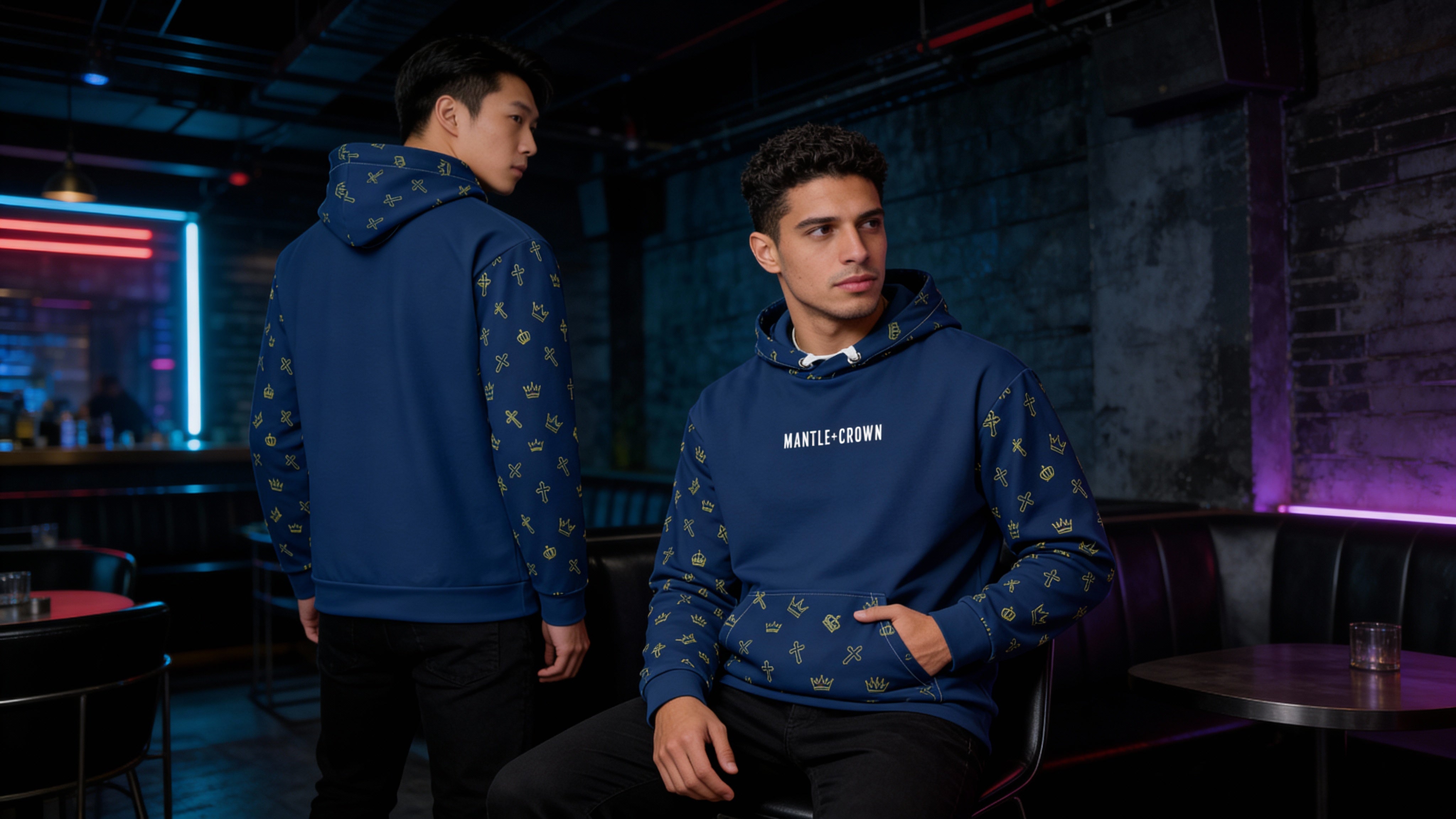 The Mark Hoodie - Navy