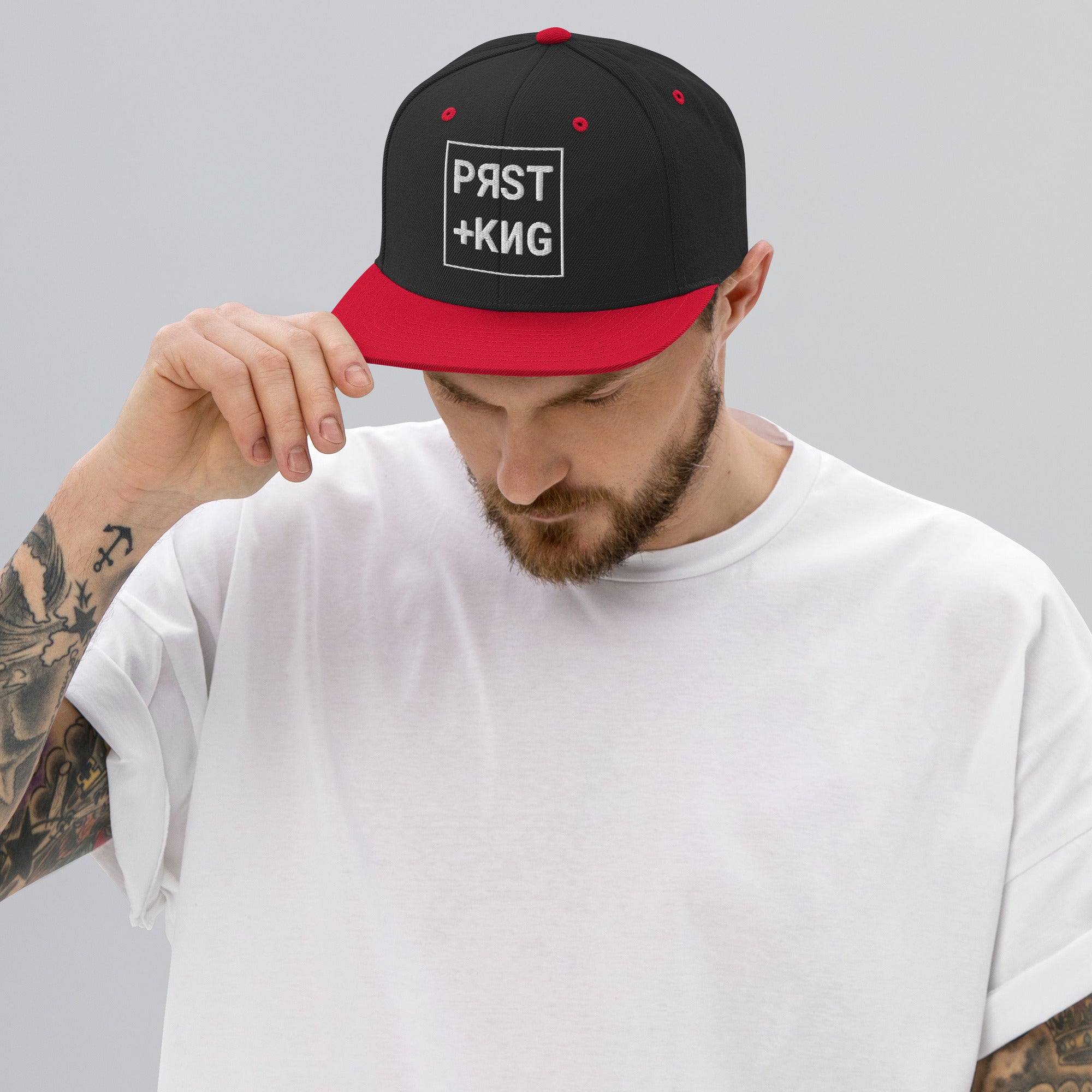 PRST+KNG Box Embroidered Snapback