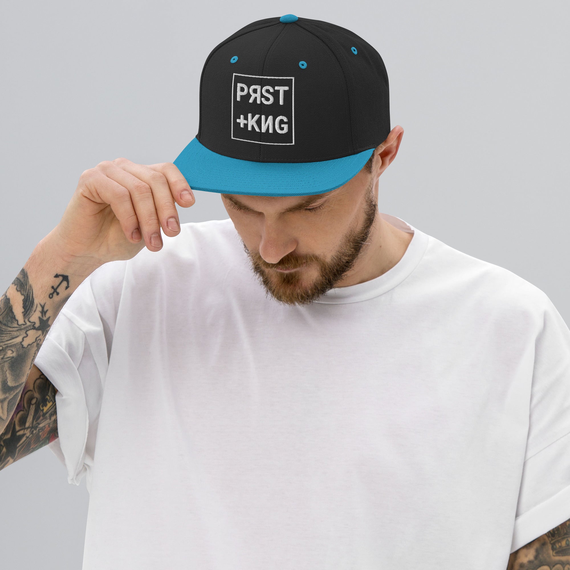 PRST+KNG Box Embroidered Snapback