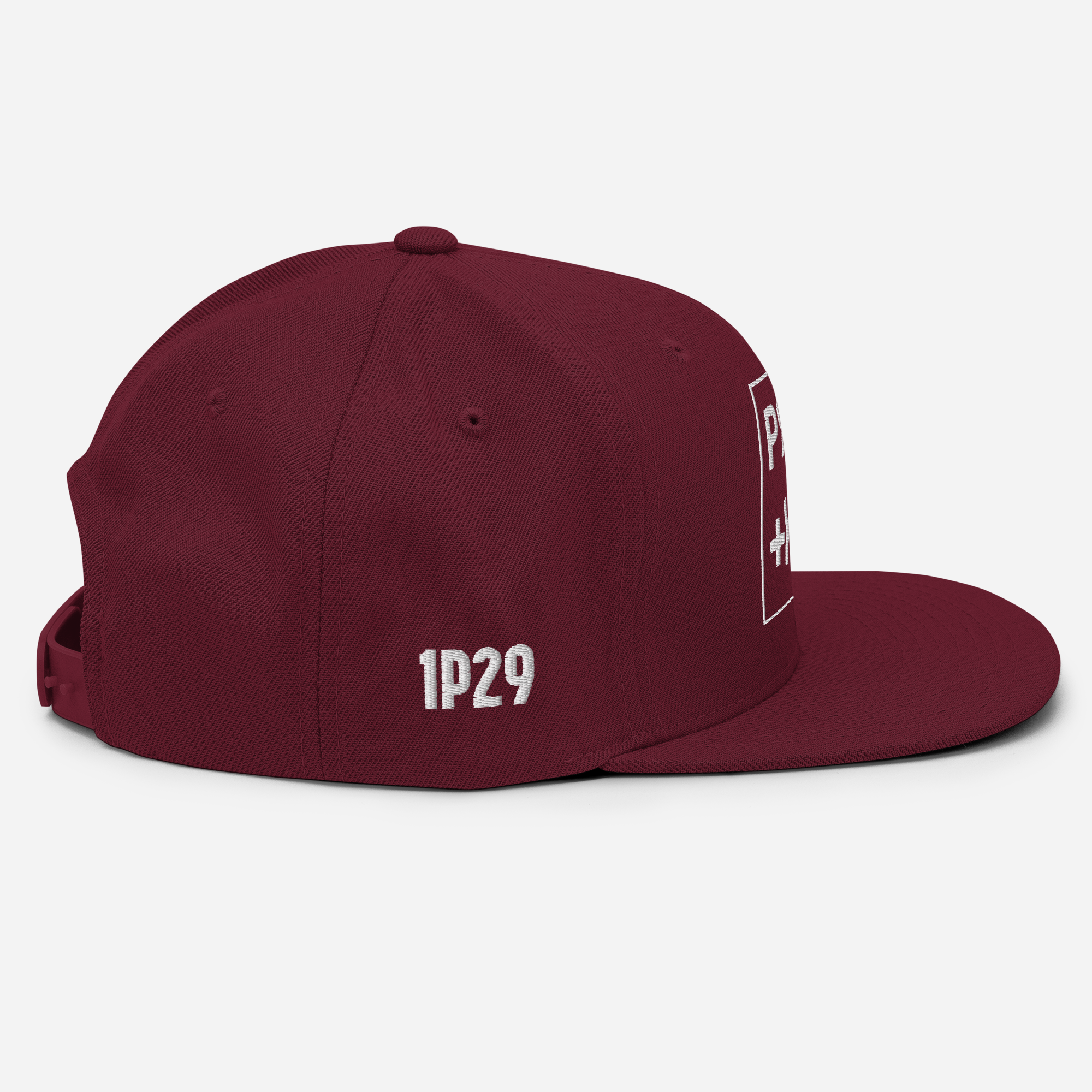 PRST+KNG Box Embroidered Snapback