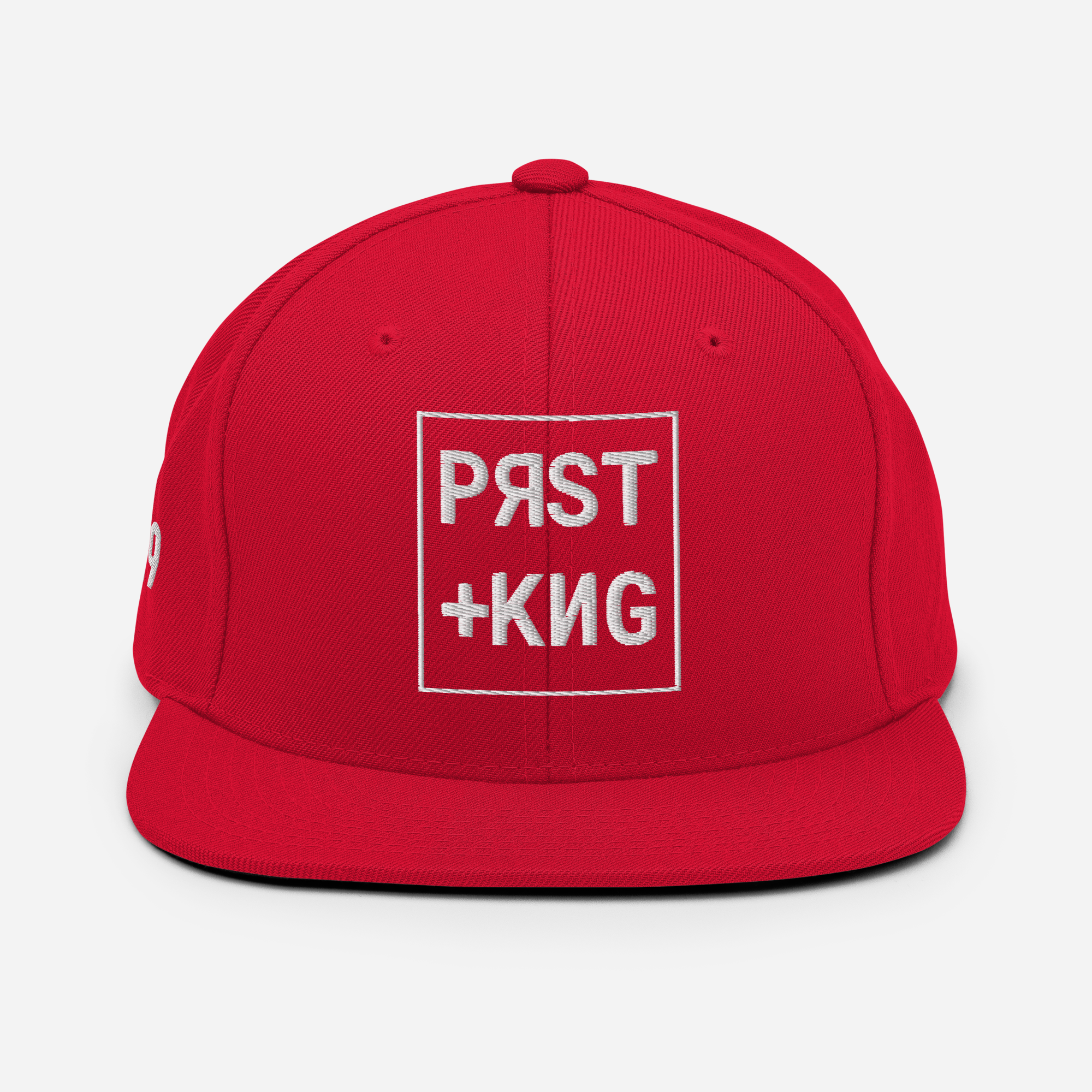 PRST+KNG Box Embroidered Snapback