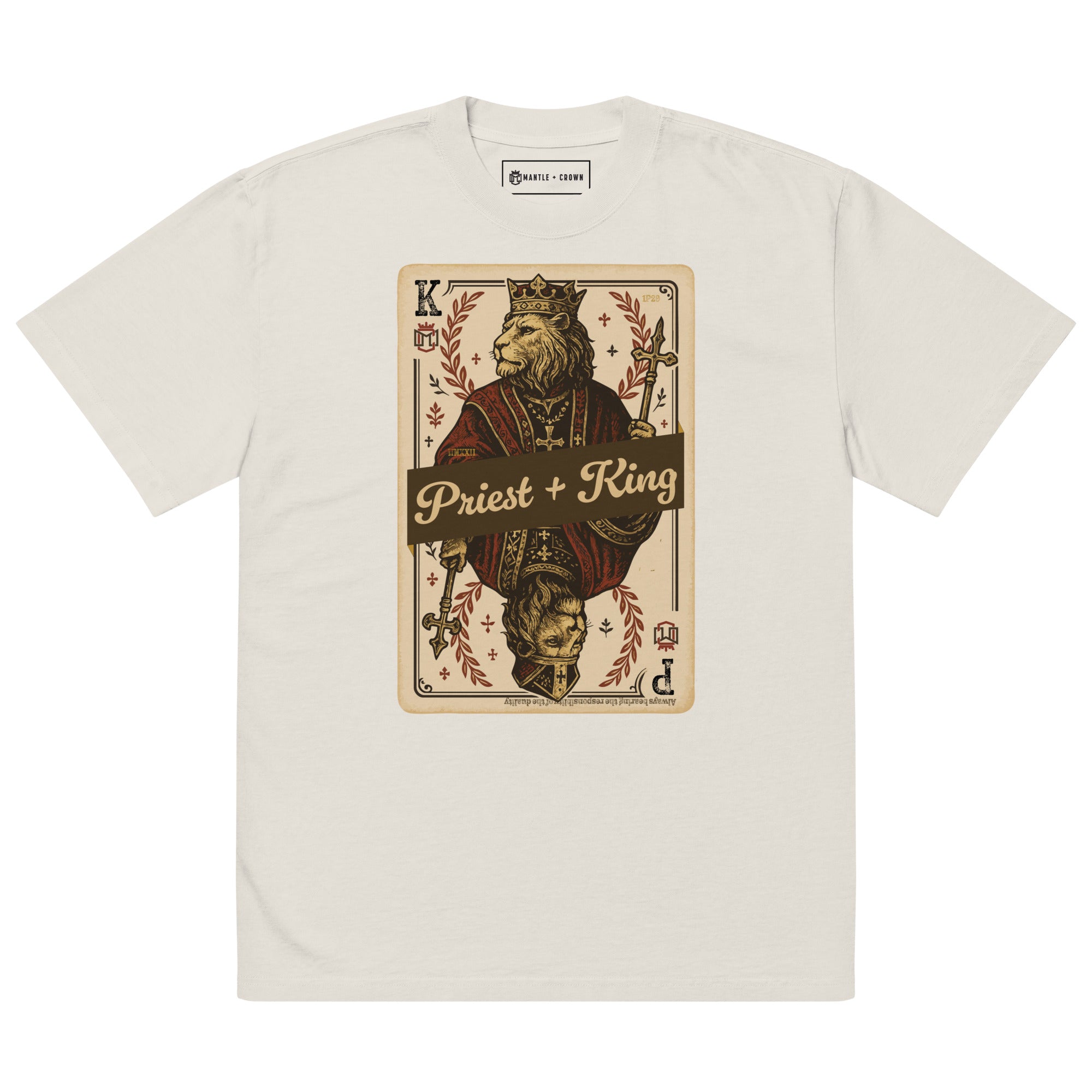 Priest + King High Stakes Oversized Faded Tee