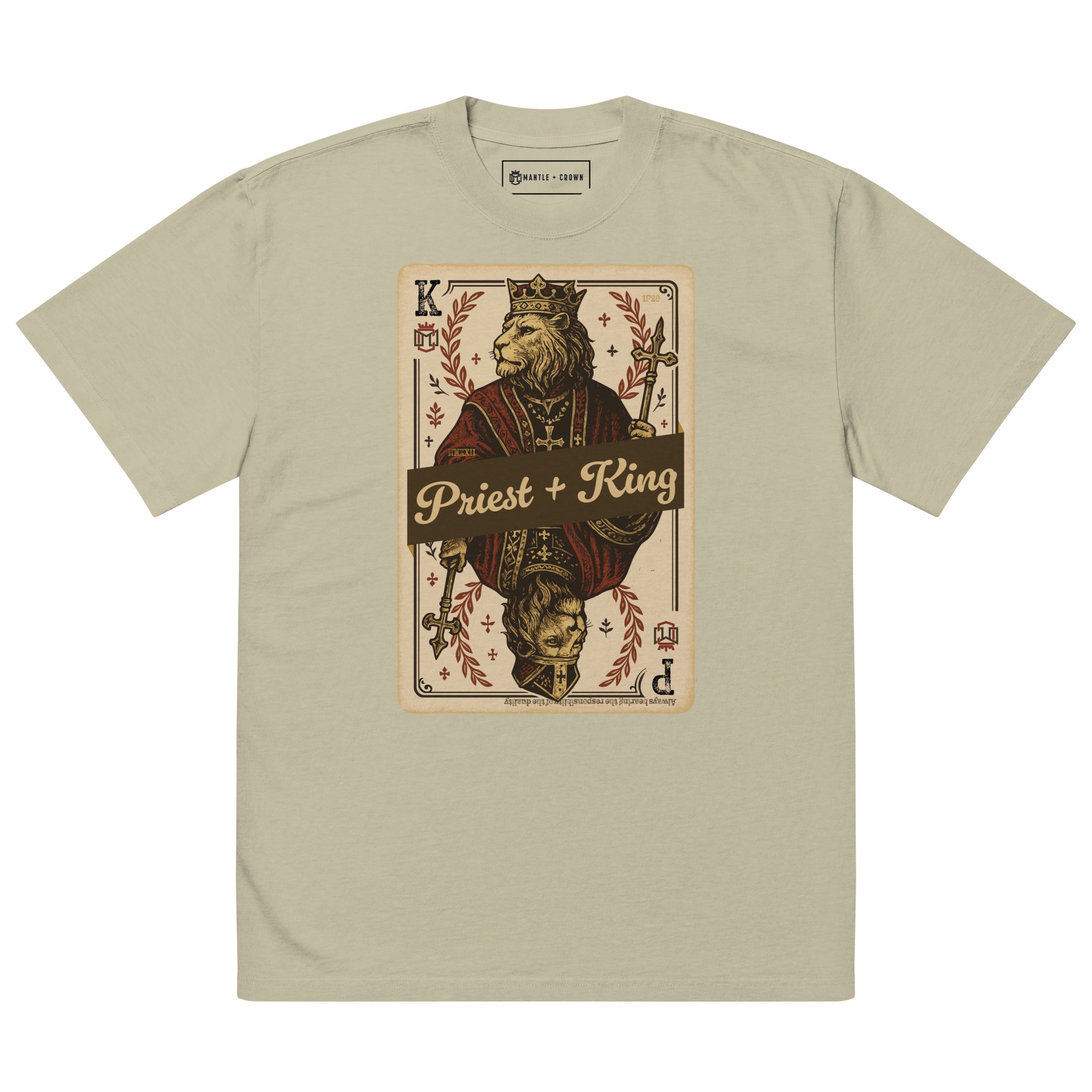 Priest + King High Stakes Oversized Faded Tee