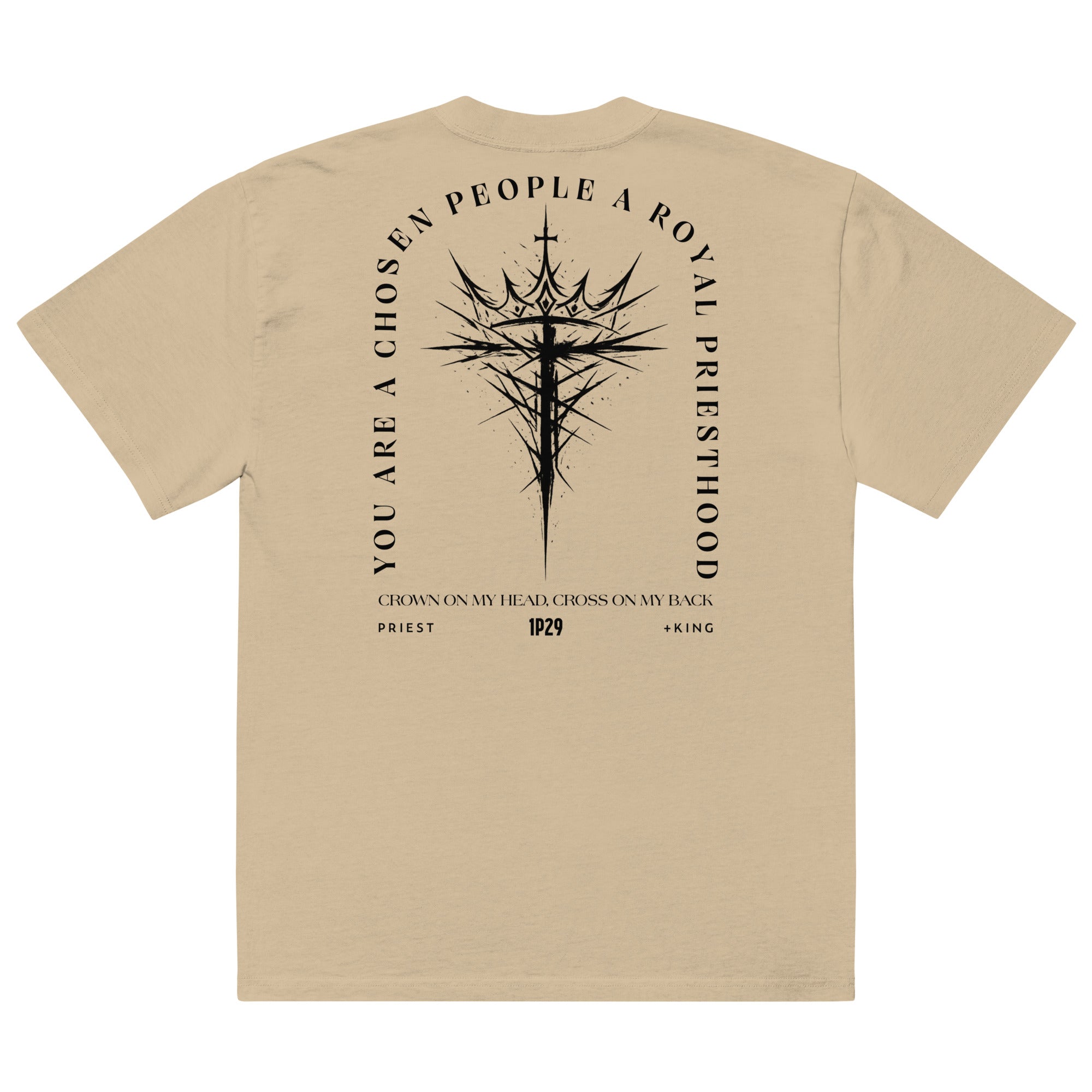 Cross on My Back Oversized Tee