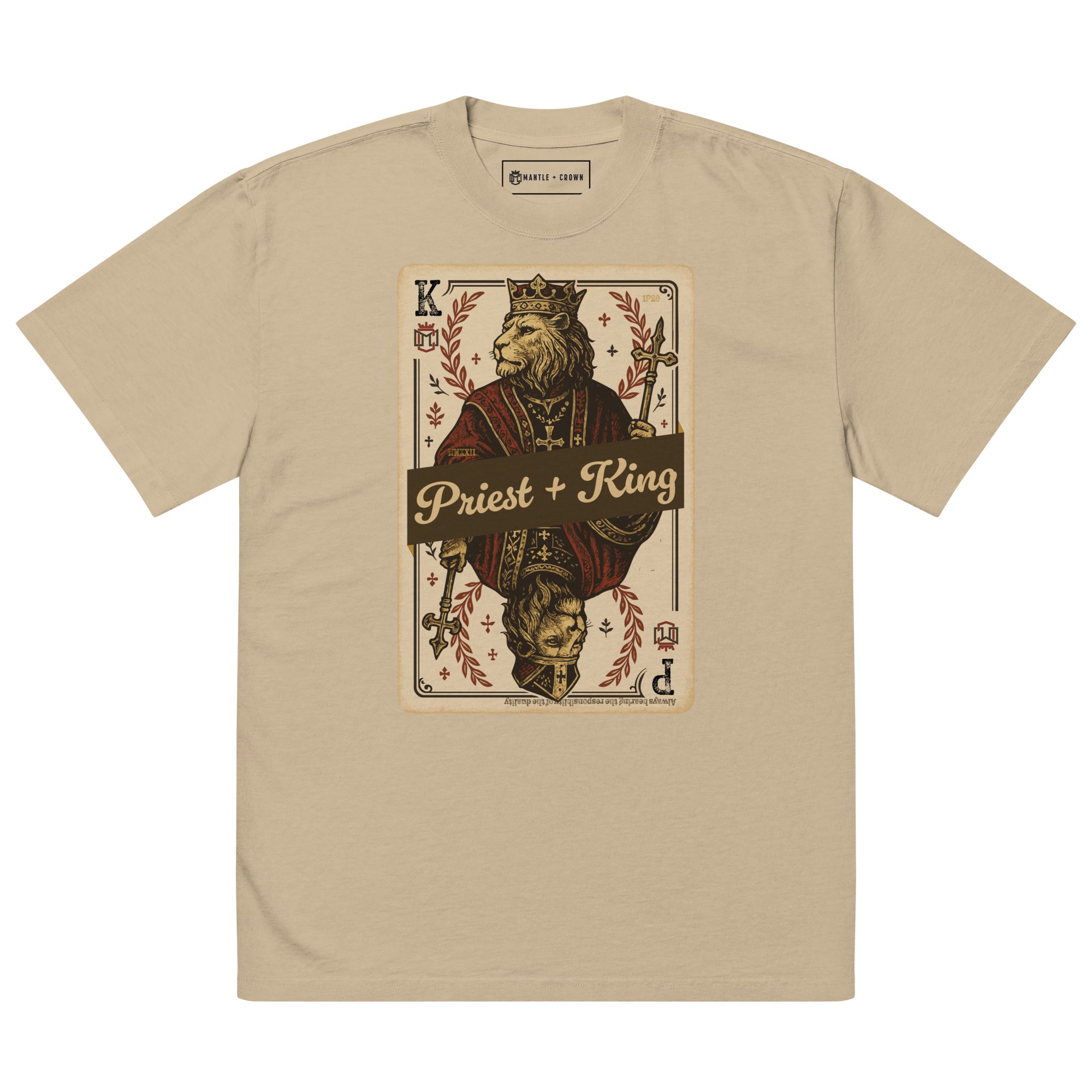 Priest + King High Stakes Oversized Faded Tee
