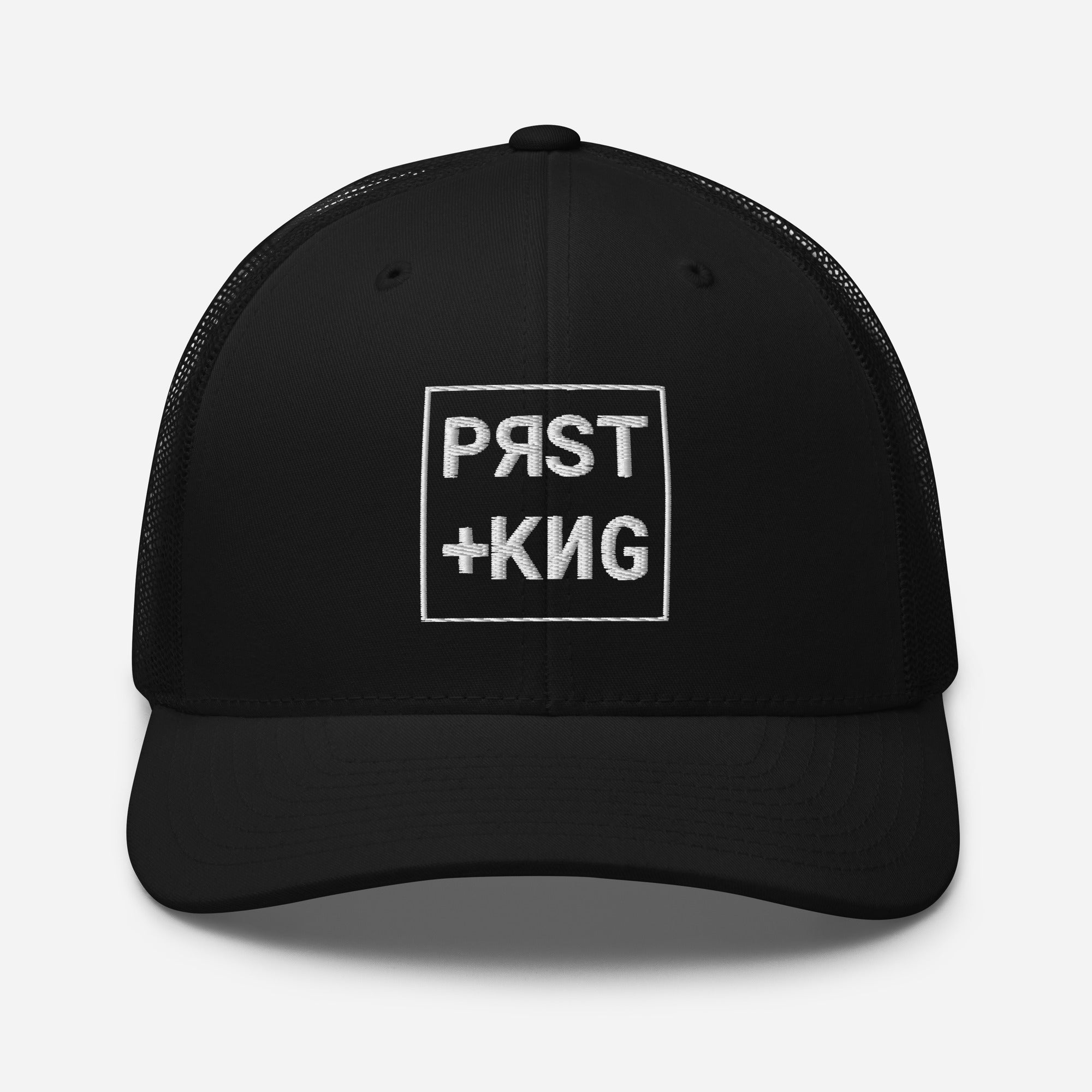 PRST+KNG Box Embroidered Trucker
