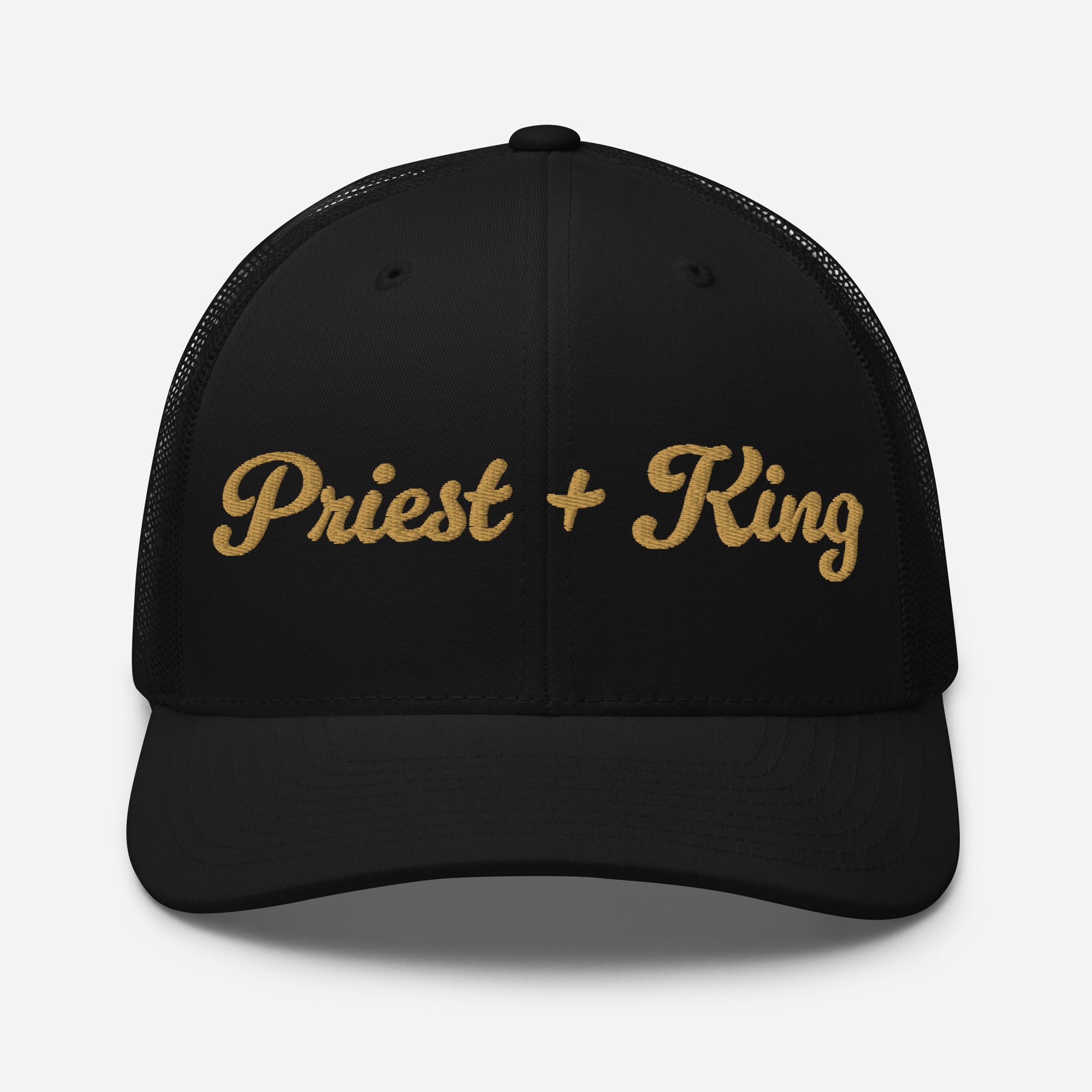 Priest + King High Stakes Embroidered Trucker