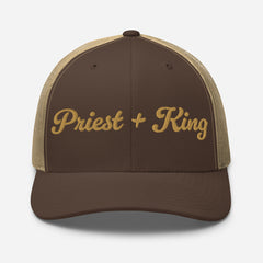 Priest + King High Stakes Embroidered Trucker