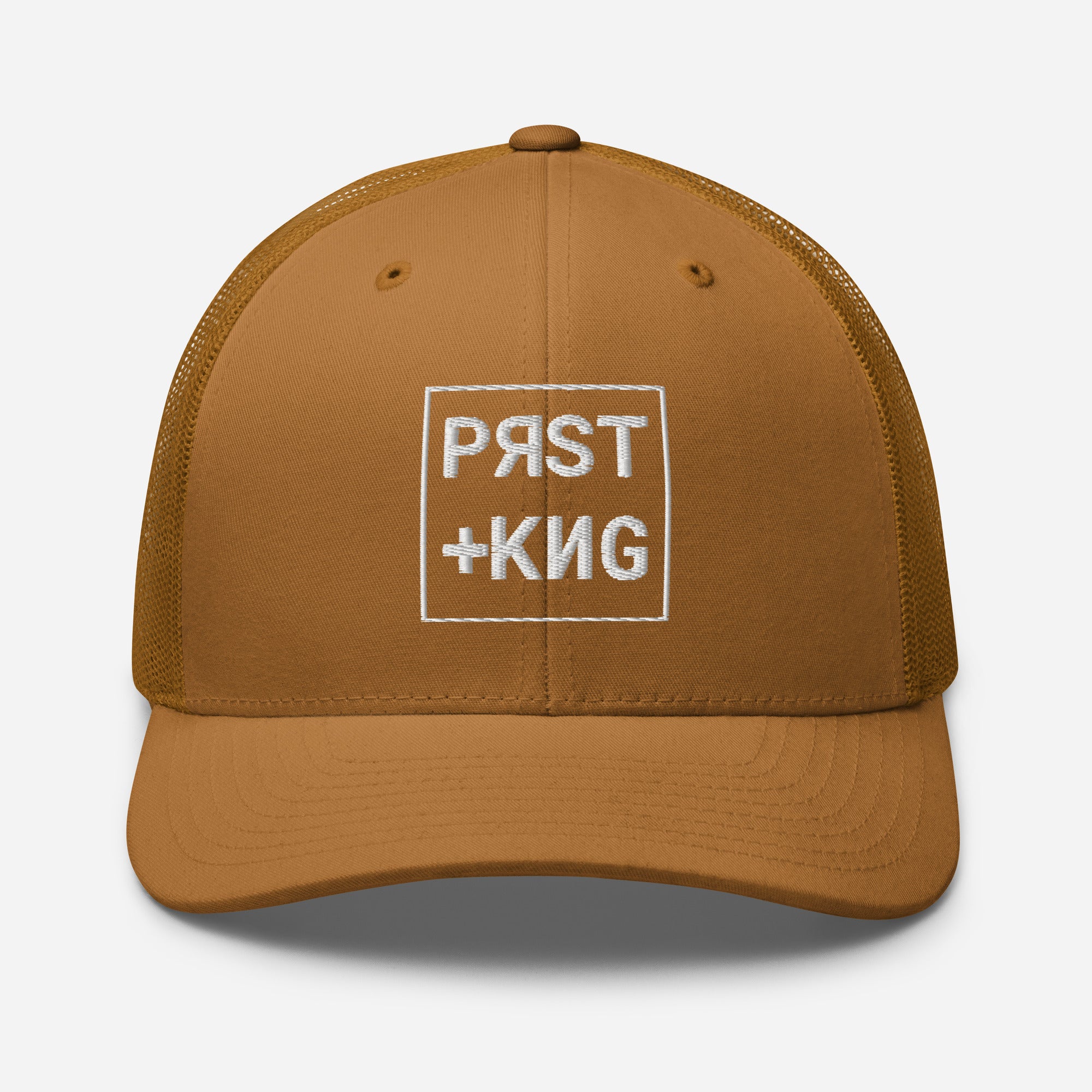 PRST+KNG Box Embroidered Trucker