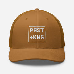 PRST+KNG Box Embroidered Trucker