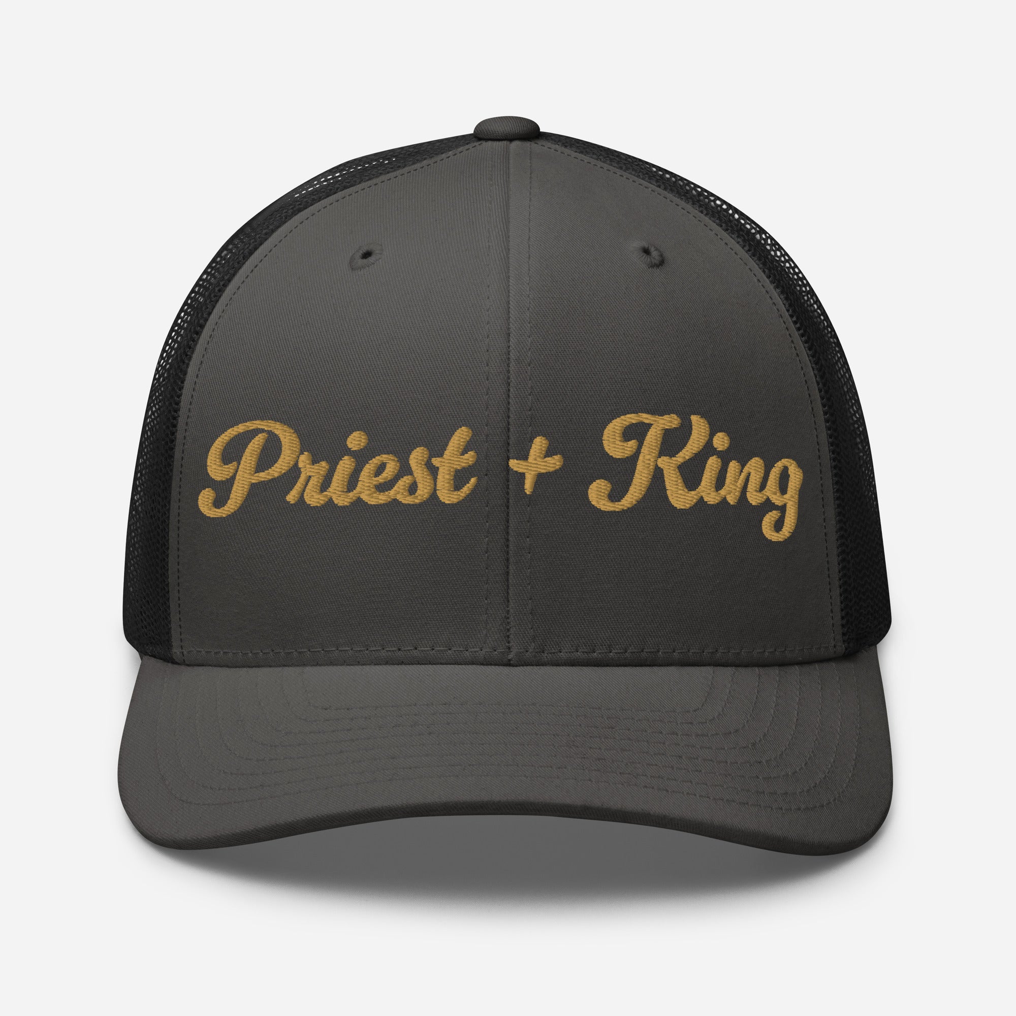 Priest + King High Stakes Embroidered Trucker