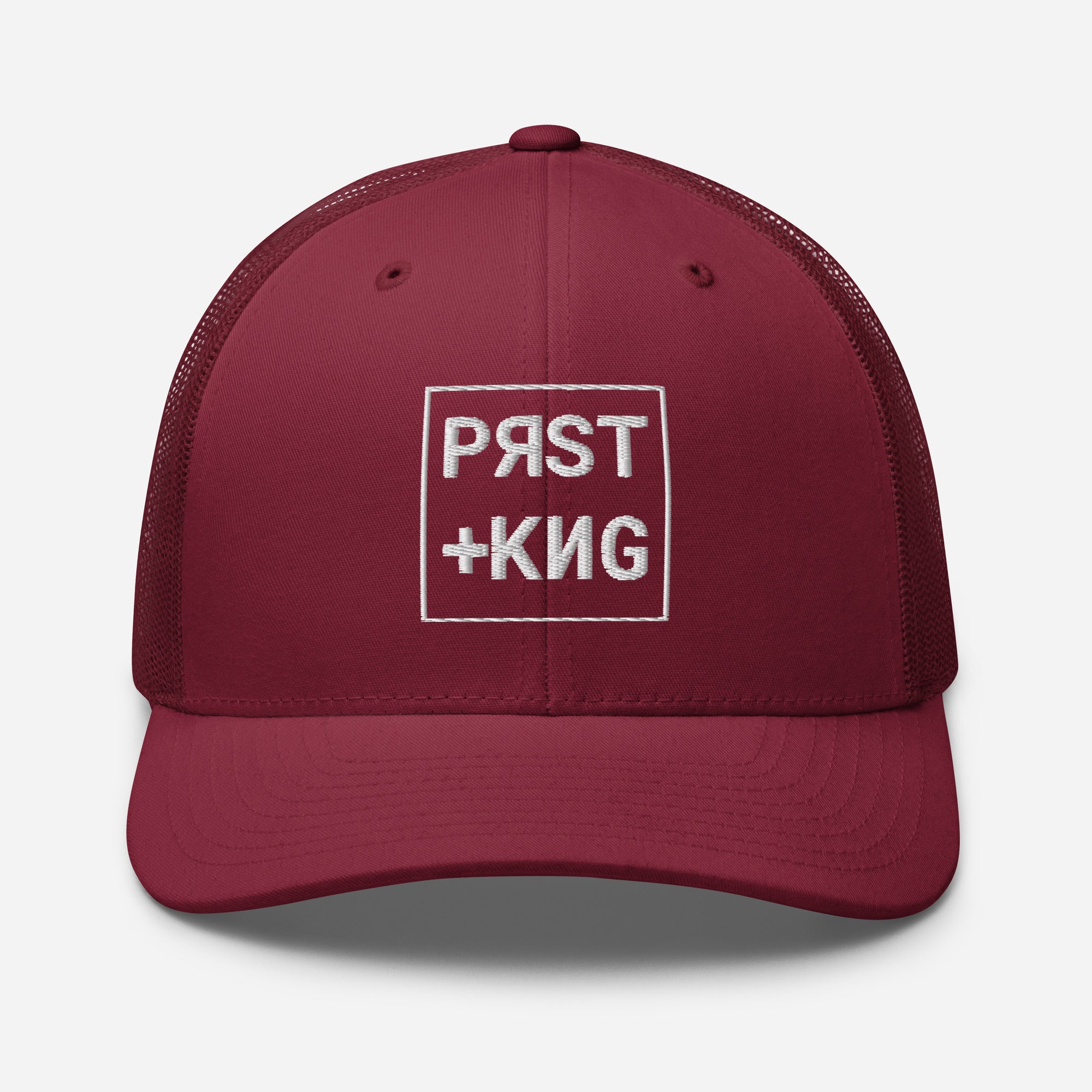 PRST+KNG Box Embroidered Trucker