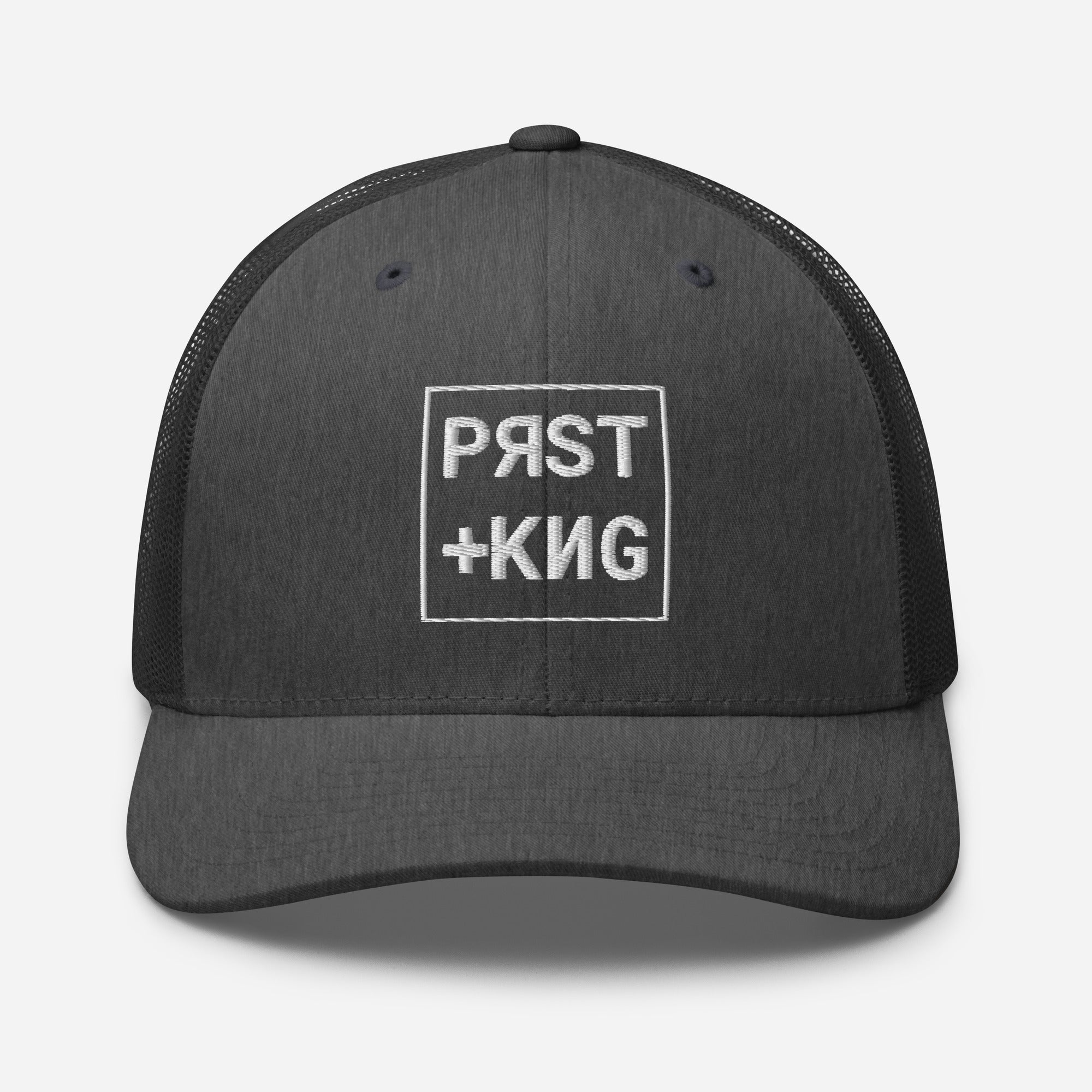 PRST+KNG Box Embroidered Trucker