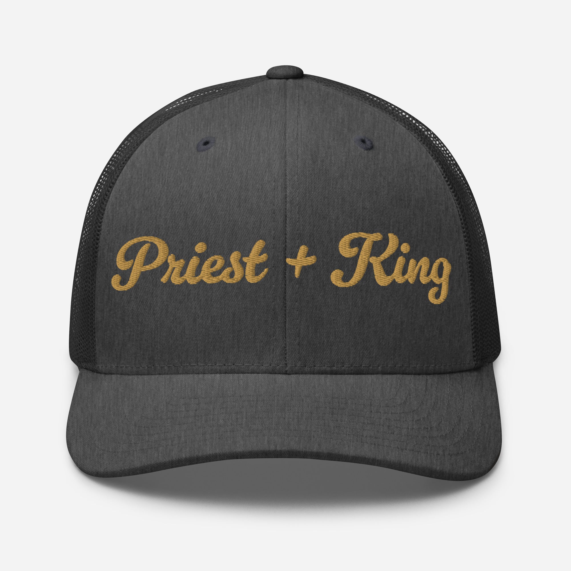 Priest + King High Stakes Embroidered Trucker