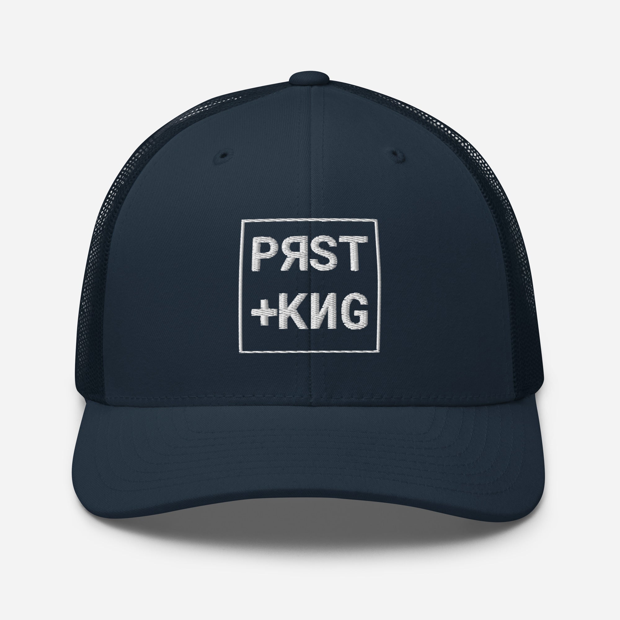 PRST+KNG Box Embroidered Trucker