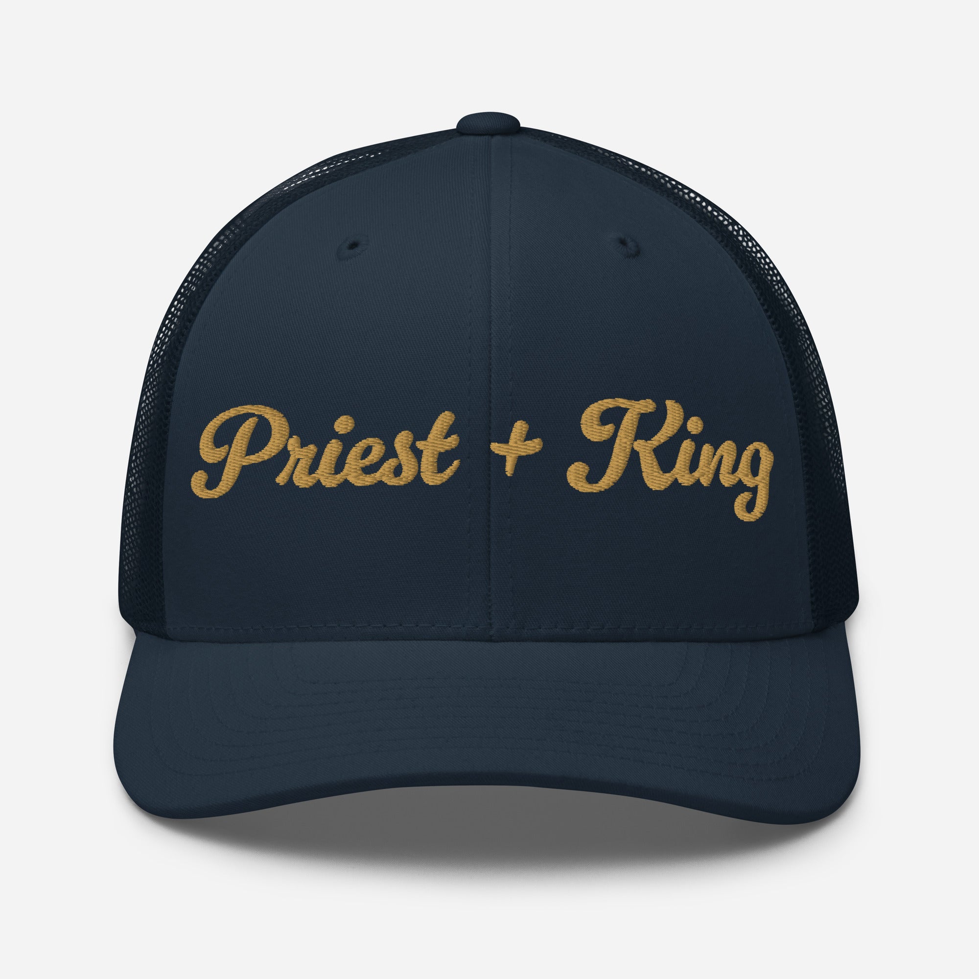 Priest + King High Stakes Embroidered Trucker