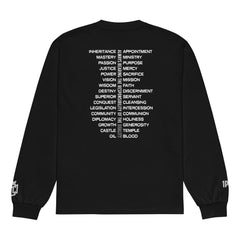 The Dualities Premium Embroidered Long Sleeve Tee